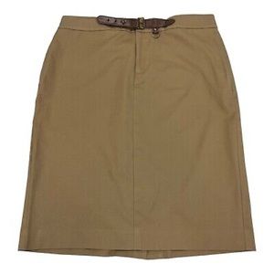 Vintage Ralph Lauren Equestrian Style pencil Midi skirt